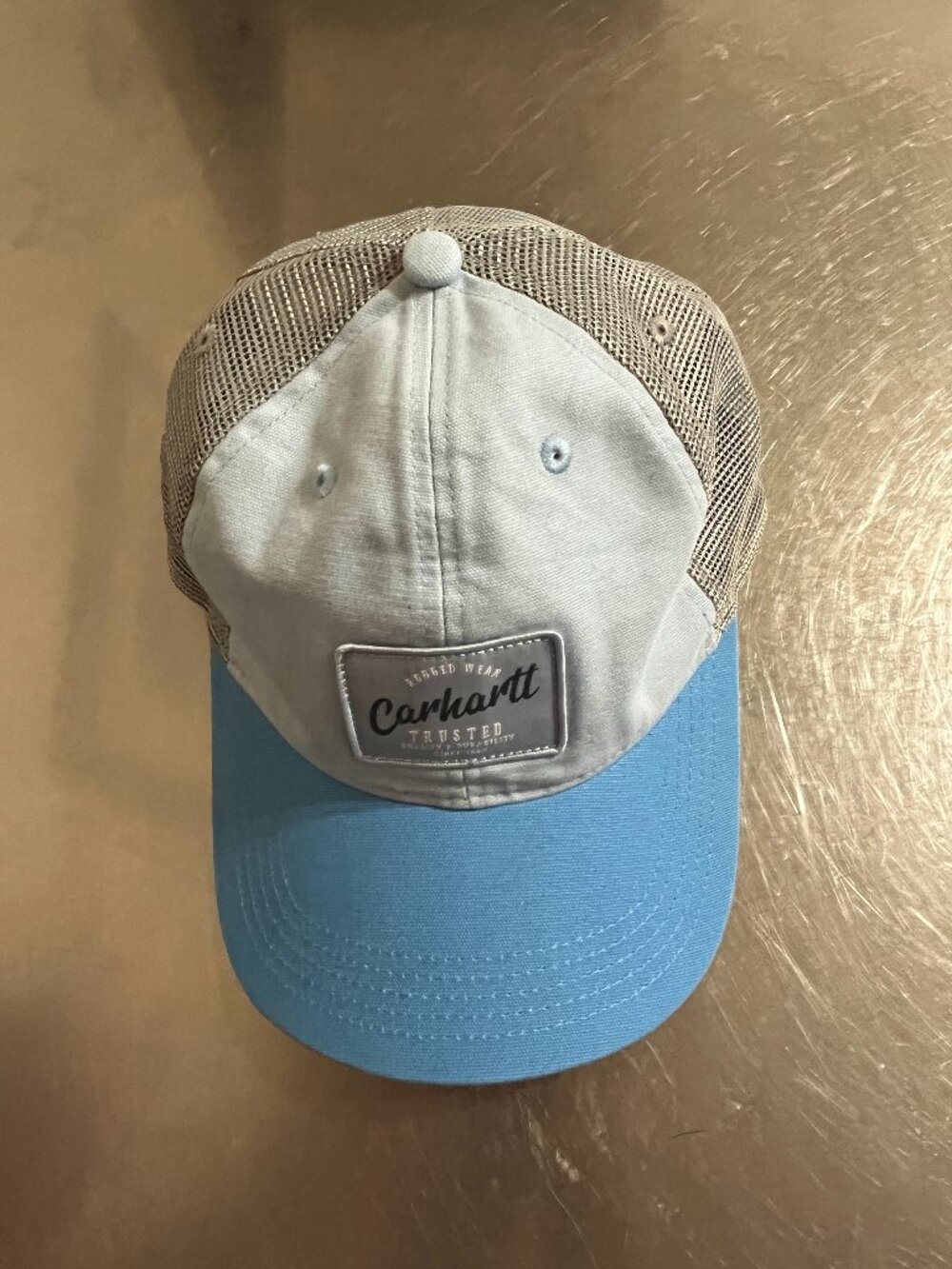 CARHARTT Canvas Mesh-Back Cap Moonstone Color Variant